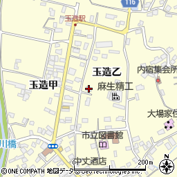 茨城県行方市玉造乙1139周辺の地図