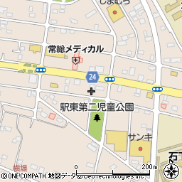 茨城県常総市新石下4033周辺の地図