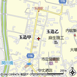 茨城県行方市玉造甲127-7周辺の地図
