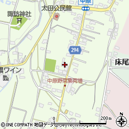 長野県塩尻市洗馬412周辺の地図