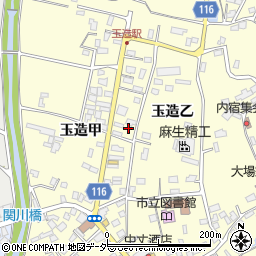 茨城県行方市玉造甲126周辺の地図