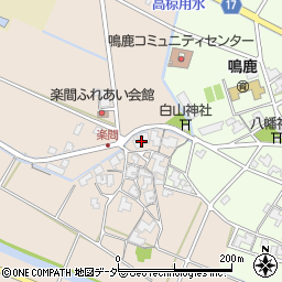 福井県坂井市丸岡町楽間13-2周辺の地図