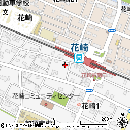 ウエルシア薬局加須花崎店周辺の地図