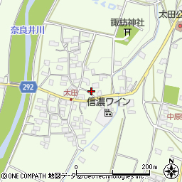 長野県塩尻市洗馬729周辺の地図