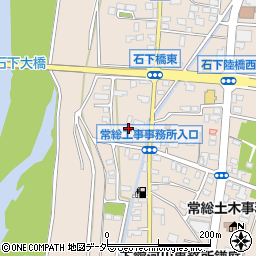 茨城県常総市新石下93周辺の地図
