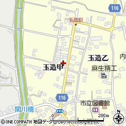 茨城県行方市玉造甲124周辺の地図