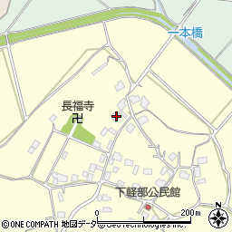 茨城県かすみがうら市下軽部318周辺の地図
