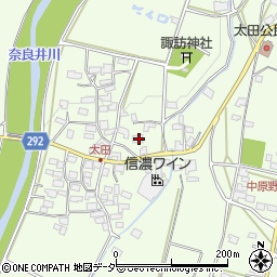 長野県塩尻市太田730周辺の地図