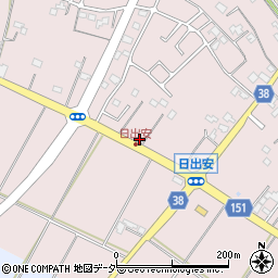 埼玉県加須市日出安周辺の地図