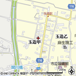 茨城県行方市玉造甲123周辺の地図