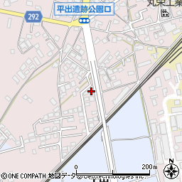長野県塩尻市桔梗ケ原106-38周辺の地図