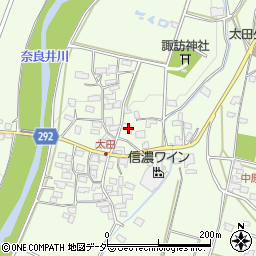 長野県塩尻市洗馬727周辺の地図
