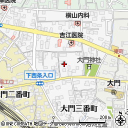 長野県塩尻市大門三番町周辺の地図