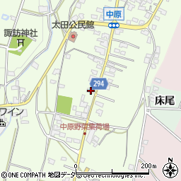 長野県塩尻市太田409-5周辺の地図