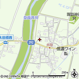 長野県塩尻市太田662周辺の地図