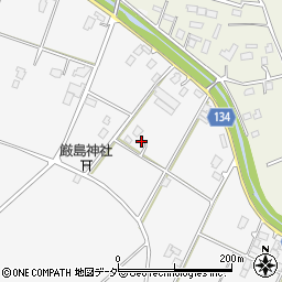 茨城県常総市馬場新田557周辺の地図