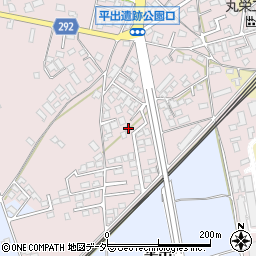 長野県塩尻市桔梗ケ原106-53周辺の地図