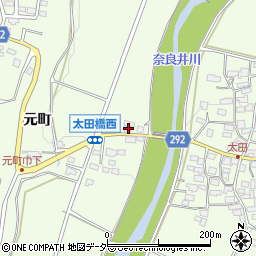 長野県塩尻市洗馬1379周辺の地図