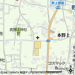 ドラッグストアセキ　長瀞店周辺の地図