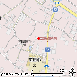 広田学童保育室周辺の地図