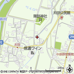 長野県塩尻市太田781周辺の地図