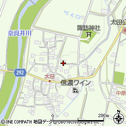 長野県塩尻市太田726周辺の地図
