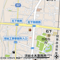 茨城県常総市新石下1007周辺の地図