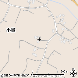 茨城県行方市小貫887周辺の地図