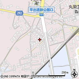 長野県塩尻市桔梗ケ原76-9周辺の地図