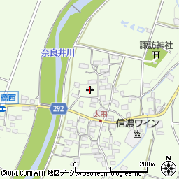 長野県塩尻市洗馬663周辺の地図