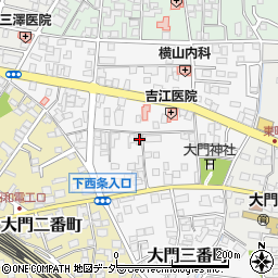 長野県塩尻市大門三番町371-3周辺の地図