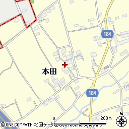 埼玉県深谷市本田6104周辺の地図