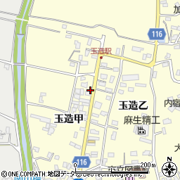 茨城県行方市玉造甲116周辺の地図