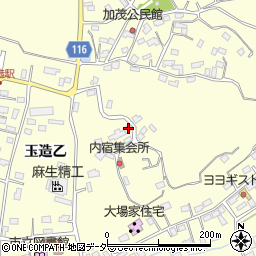 茨城県行方市玉造甲4554周辺の地図