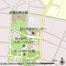 加須市田ケ谷総合センター周辺の地図
