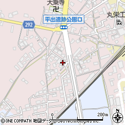 長野県塩尻市桔梗ケ原76-10周辺の地図