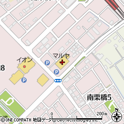 マルヤ南栗橋店周辺の地図