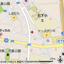 茨城県常総市新石下3979周辺の地図
