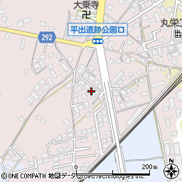 長野県塩尻市桔梗ケ原76-8周辺の地図