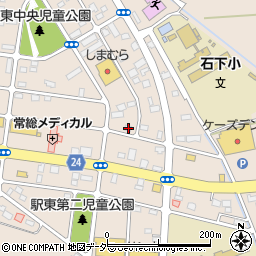 茨城県常総市新石下3952周辺の地図