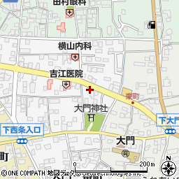 長野県塩尻市大門三番町805周辺の地図