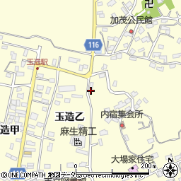 茨城県行方市玉造甲4569周辺の地図