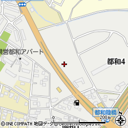 茨城県土浦市都和周辺の地図