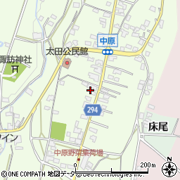 長野県塩尻市洗馬403周辺の地図