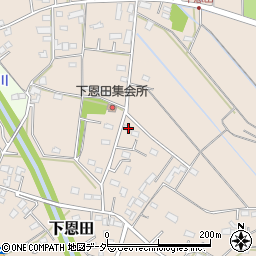 埼玉県熊谷市下恩田255-1周辺の地図