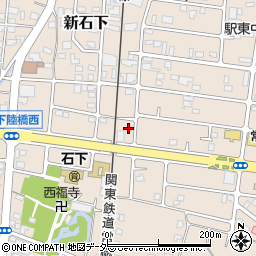 茨城県常総市新石下3754周辺の地図