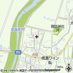 長野県塩尻市太田680周辺の地図