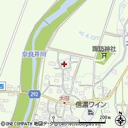 長野県塩尻市洗馬682周辺の地図