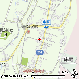 長野県塩尻市洗馬387周辺の地図