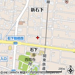 茨城県常総市新石下4550周辺の地図